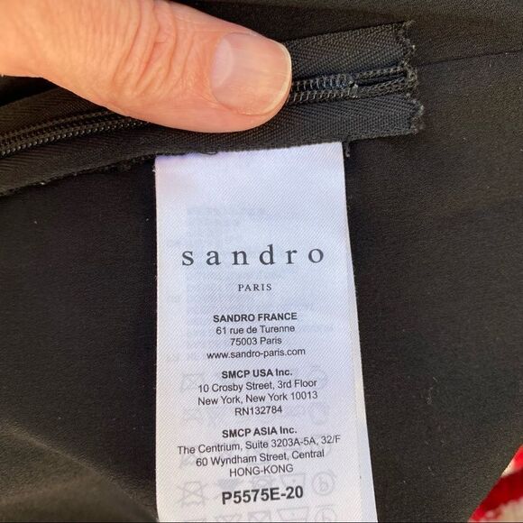 Sandro Paris Poetry Black Lace Romper - Picture 8 of 15